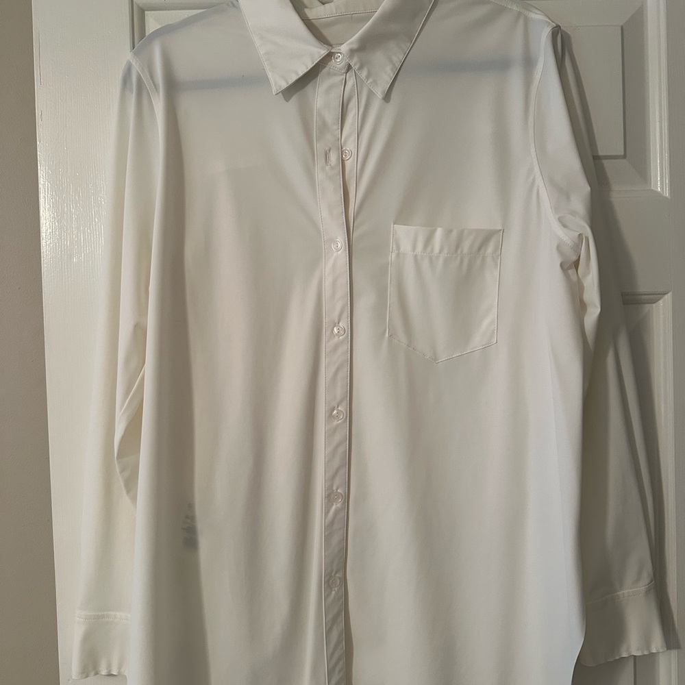 Lysse Women's White Button Down Shirt